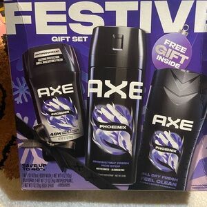 AXE original brand new Phoenix Festive Gift Set - Black and Blue
